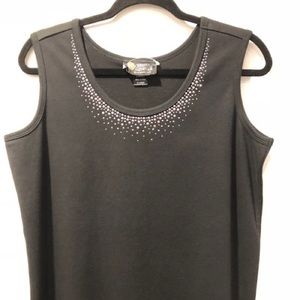 Christine Alexander Swarovski crystal tank top